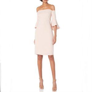 NWT LAUNDRY BY SHELLI SEGAL Blush Cocktail Dress